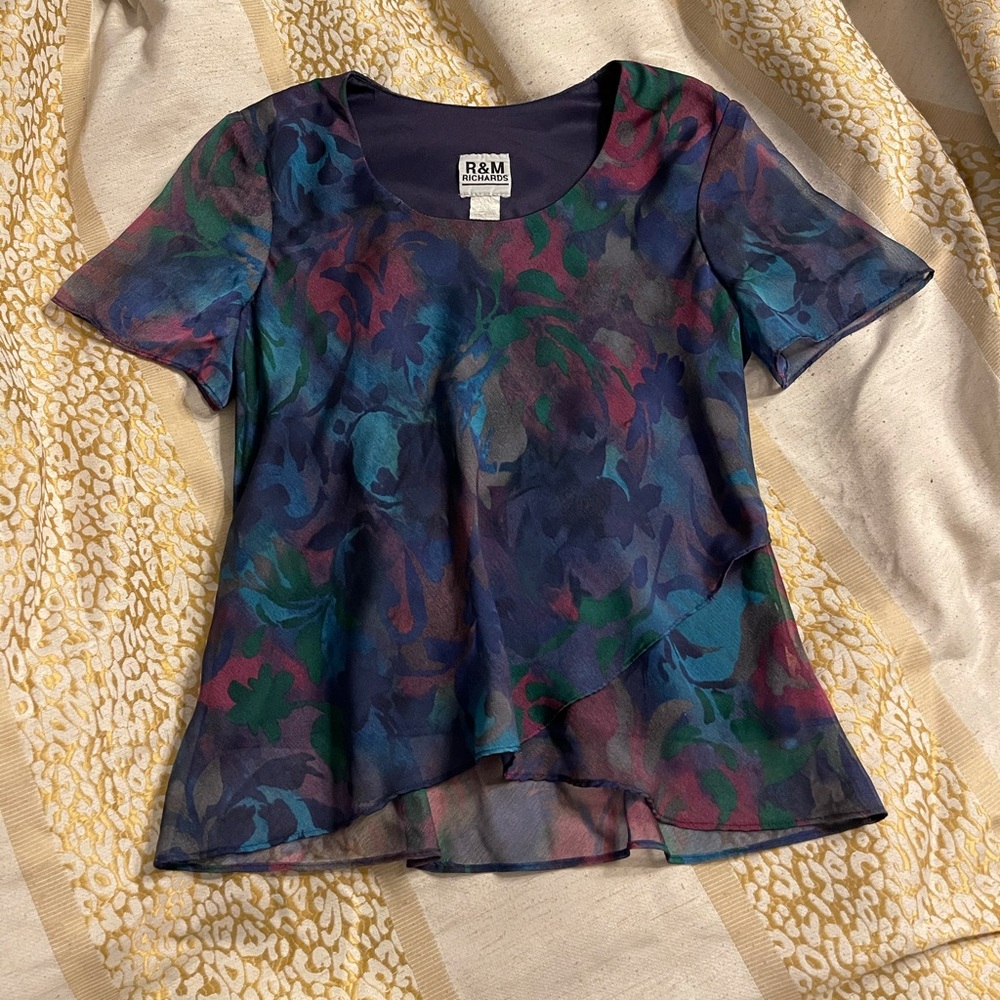Vintage 80s/90s Jewel Tone R&M Richards Top